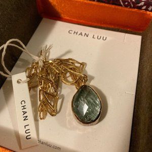 Chan Luu Seraphinite Gold Necklace New in box with tags intact